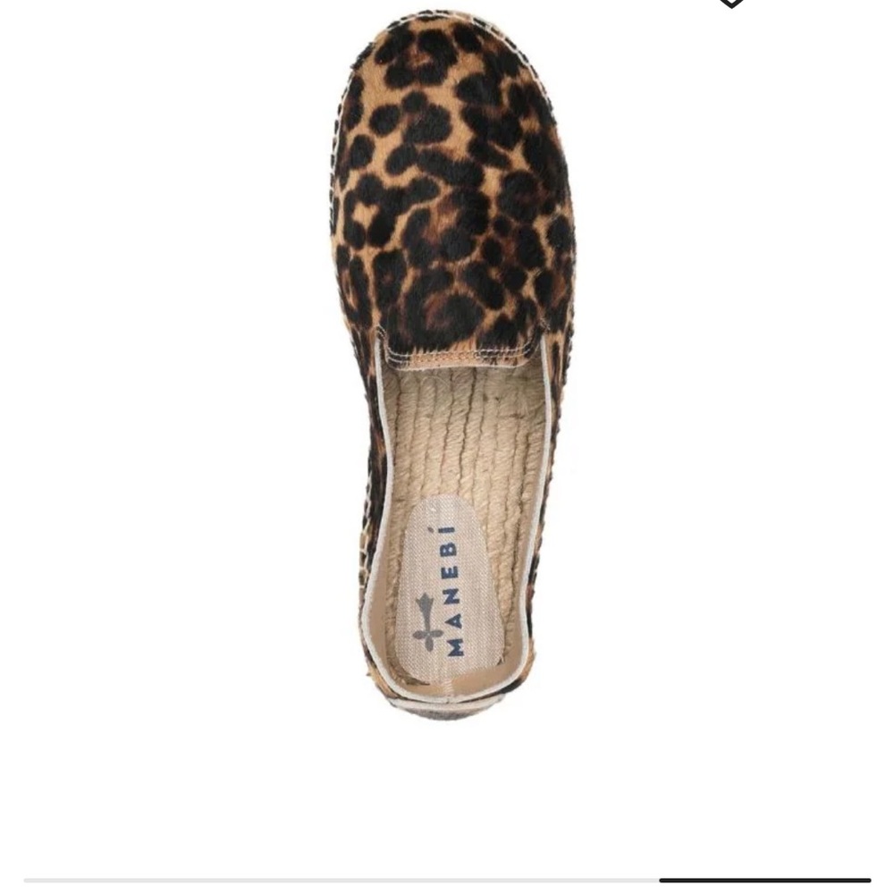Manebi Leopard, Platform Espadrilles. Size 41 10.5 or 11. Great condition. - Picture 3 of 3